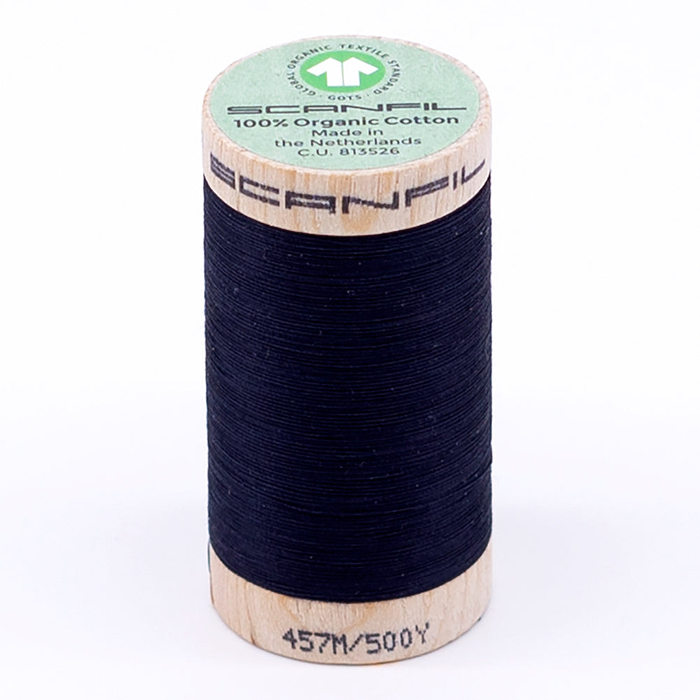 SCANFIL® 50wt Organic Pima Cotton Thread 500 yds - 4818 Night Sky