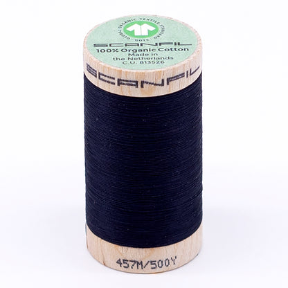 SCANFIL® 50wt Organic Pima Cotton Thread 500 yds - 4818 Night Sky