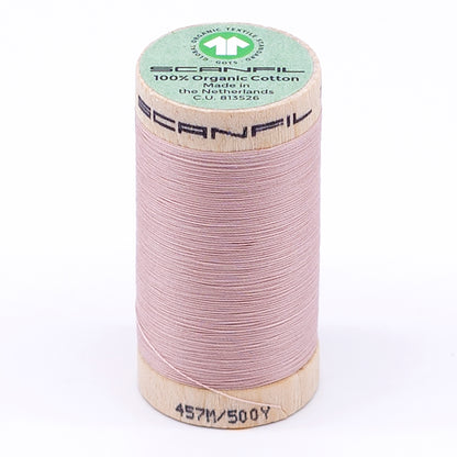 SCANFIL® 50wt Organic Pima Cotton Thread 500 yds - 4842 Rose Smoke