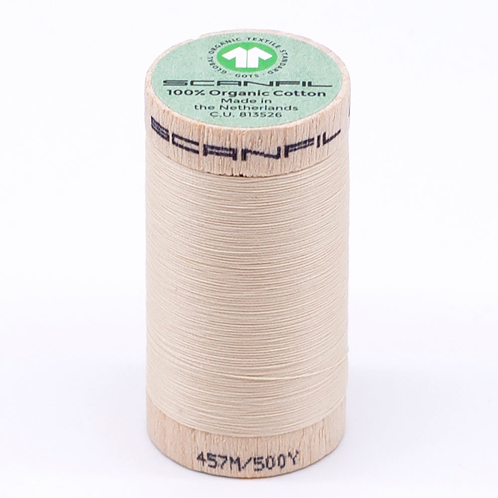 SCANFIL® 50wt Organic Pima Cotton Thread 500 yds - 4851 Shortbread