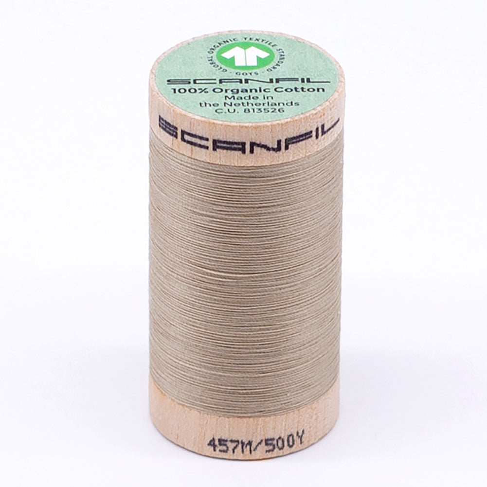 SCANFIL® 50wt Organic Pima Cotton Thread 500 yds - 4853 Safari