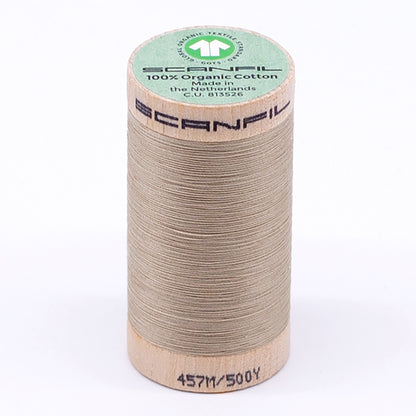SCANFIL® 50wt Organic Pima Cotton Thread 500 yds - 4853 Safari