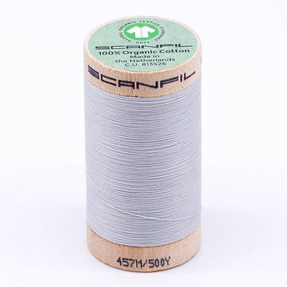 SCANFIL® 50wt Organic Pima Cotton Thread 500 yds - 4855 Oyster Mushroom