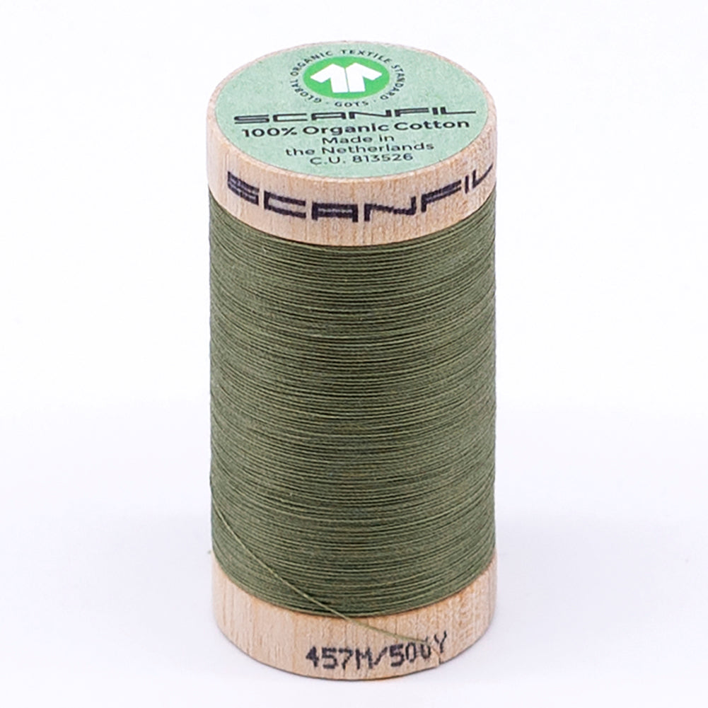 SCANFIL® 50wt Organic Pima Cotton Thread 500 yds - 4859 Sage