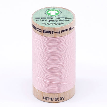 SCANFIL® 50wt Organic Pima Cotton Thread 500 yds - 4860 Crystal Pink