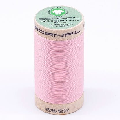 SCANFIL® 50wt Organic Pima Cotton Thread 500 yds - 4861 Cristal Rose