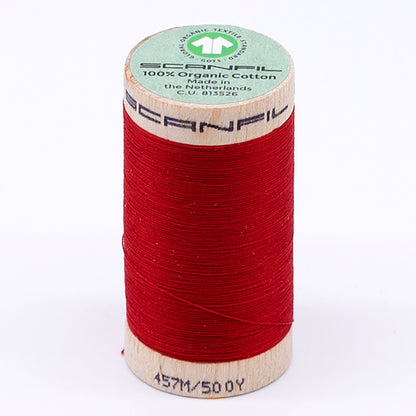 SCANFIL® 50wt Organic Pima Cotton Thread 500 yds - 4871 Rubocondo