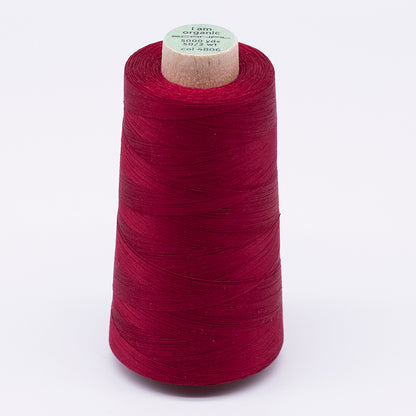 SCANFIL® 50wt Organic Pima Cotton Thread 5000 yd Cones - 4806 Crimson