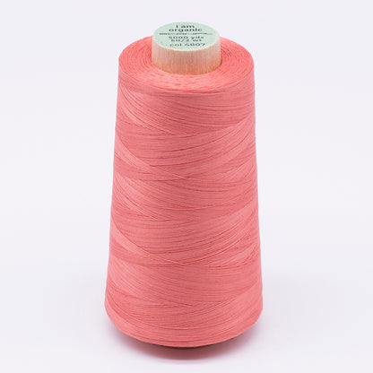 SCANFIL® 50wt Organic Pima Cotton Thread 5000 yd Cones - 4807 Burnt Coral