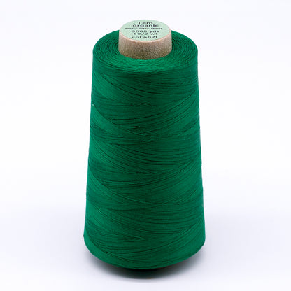 SCANFIL® 50wt Organic Pima Cotton Thread 5000 yd Cones - 4821 Jolly Green