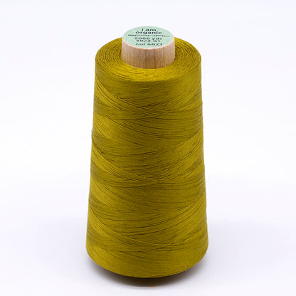 SCANFIL® 50wt Organic Pima Cotton Thread 5000 yd Cones - 4823 Green Envy