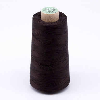 SCANFIL® 50wt Organic Pima Cotton Thread 5000 yd Cones - 4830 Licorice