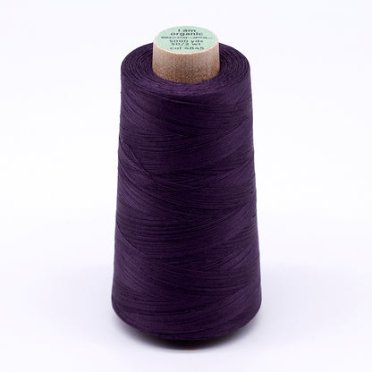 SCANFIL® 50wt Organic Pima Cotton Thread 5000 yd Cones - 4845 Plum Perfect
