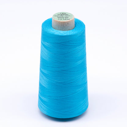 SCANFIL® 50wt Organic Pima Cotton Thread 5000 yd Cones - 4848 Blue Atoll