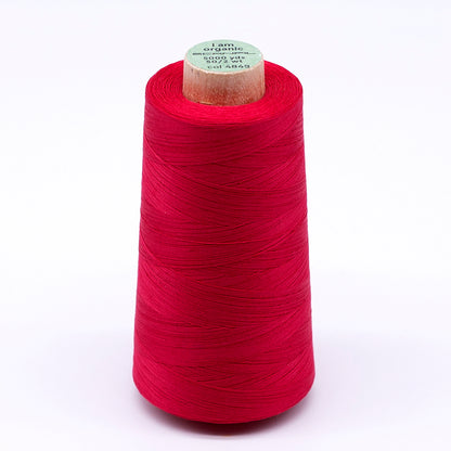 SCANFIL® 50wt Organic Pima Cotton Thread 5000 yd Cones - 4849 Watermelon