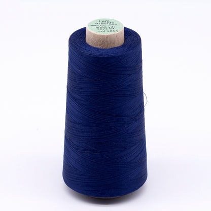 SCANFIL® 50wt Organic Pima Cotton Thread 5000 yd Cones - 4854 Bellwether Blue