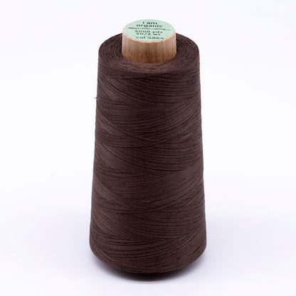 SCANFIL® 50wt Organic Pima Cotton Thread 5000 yd Cones - 4864 Coffee Liqueur