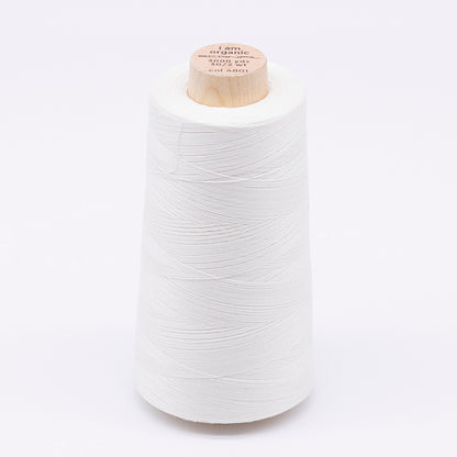 SCANFIL® 30wt Organic Pima Cotton Thread 3000 yd Cone - 4801 Coconut Milk