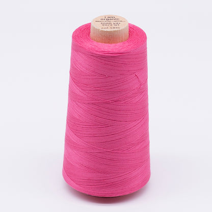 SCANFIL® 30wt Organic Pima Cotton Thread 3000 yd Cone - 4810 Pink Lemonade
