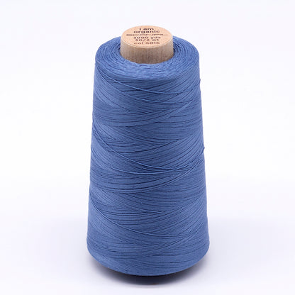 SCANFIL® 30wt Organic Pima Cotton Thread 3000 yd Cone - 4816 Blue Shadow