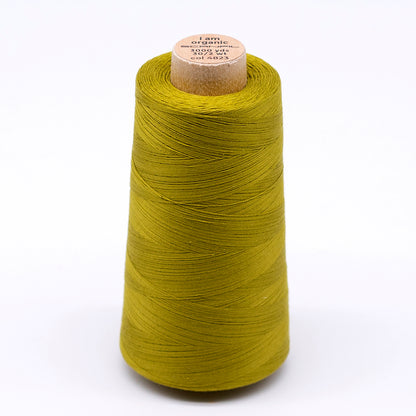 SCANFIL® 30wt Organic Pima Cotton Thread 3000 yd Cone - 4823 Green Envy
