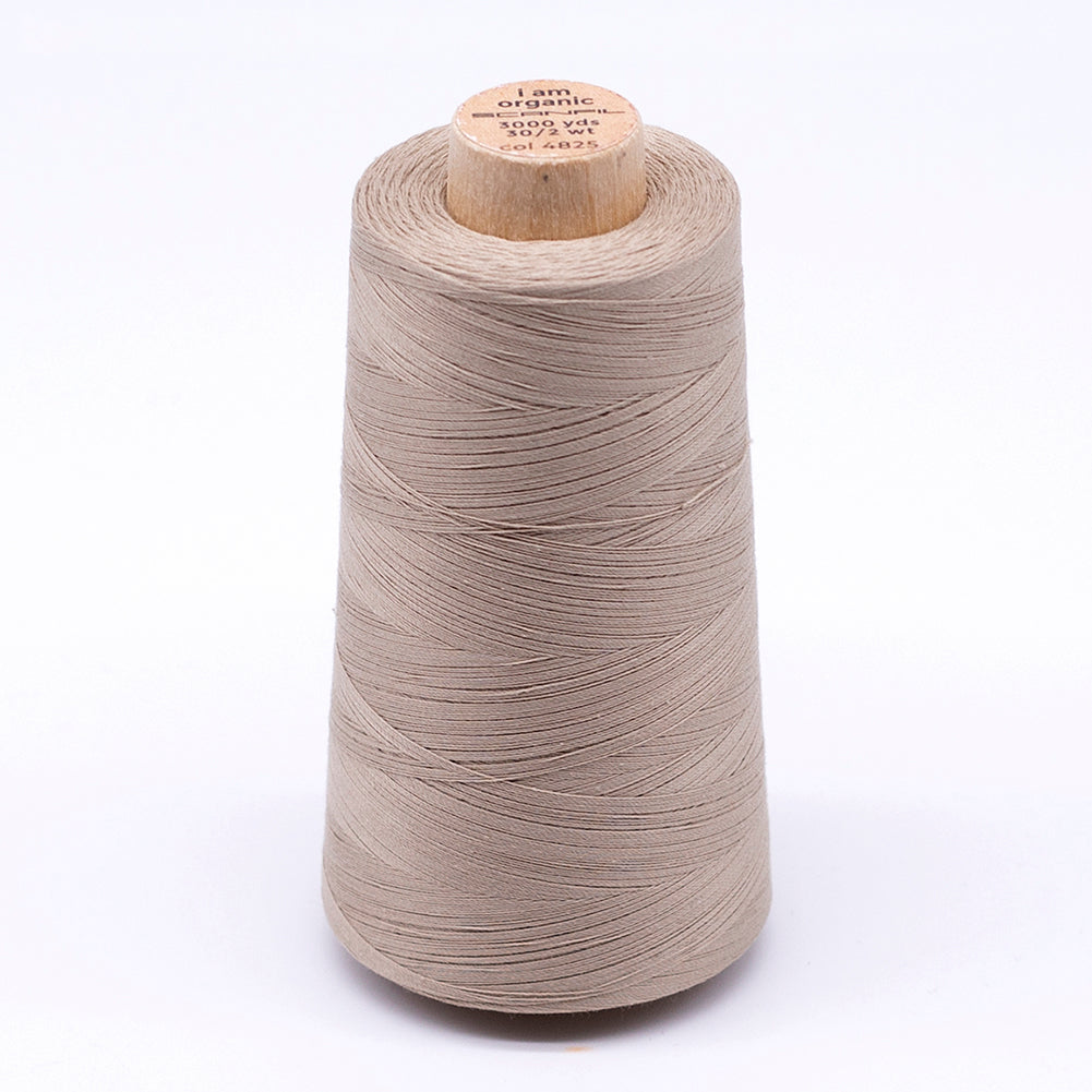SCANFIL® 30wt Organic Pima Cotton Thread 3000 yd Cone - 4825 Crockery