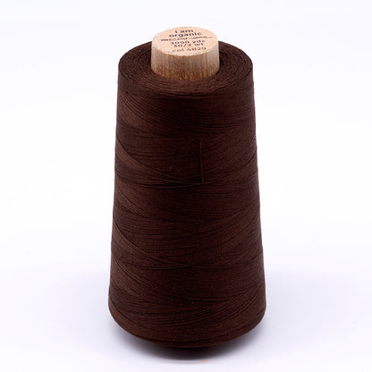SCANFIL® 30wt Organic Pima Cotton Thread 3000 yd Cone - 4829 Cocoa Brown