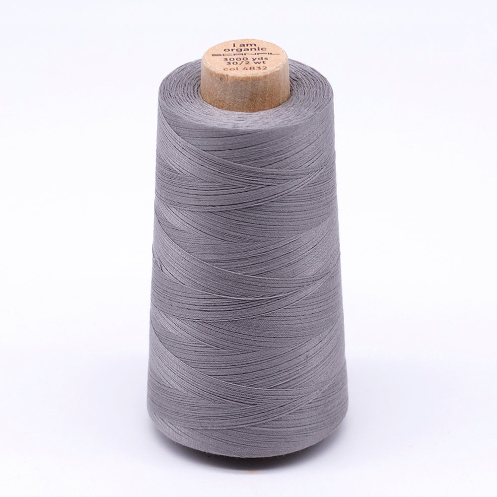 SCANFIL® 30wt Organic Pima Cotton Thread 3000 yd Cone - 4832 Limestone