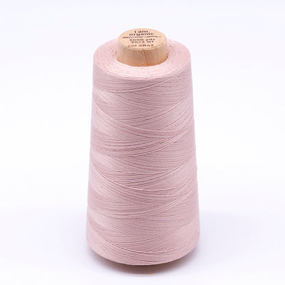 SCANFIL® 30wt Organic Pima Cotton Thread 3000 yd Cone - 4842 Rose Smoke