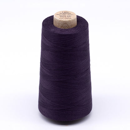 SCANFIL® 30wt Organic Pima Cotton Thread 3000 yd Cone - 4845 Plum Perfect