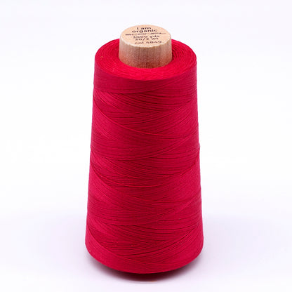 SCANFIL® 30wt Organic Pima Cotton Thread 3000 yd Cone - 4849 Watermelon