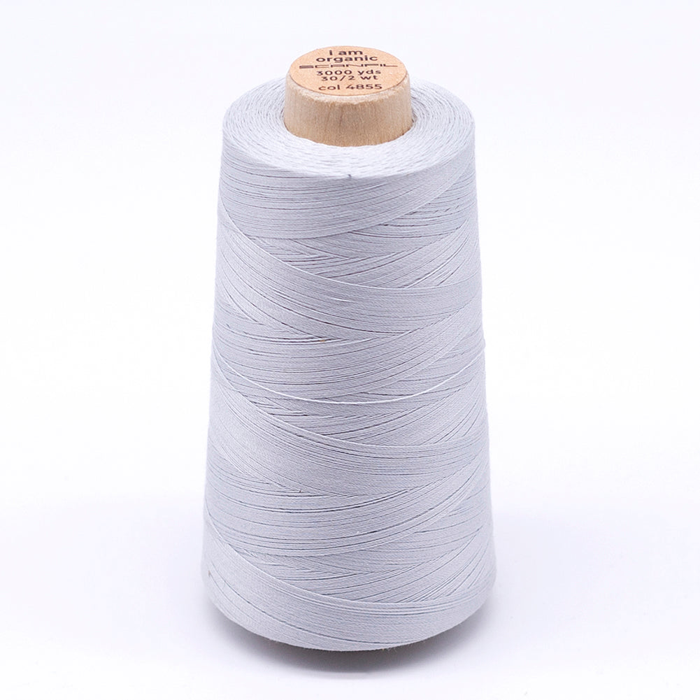 SCANFIL® 30wt Organic Pima Cotton Thread 3000 yd Cone - 4855 Oyster Mushroom