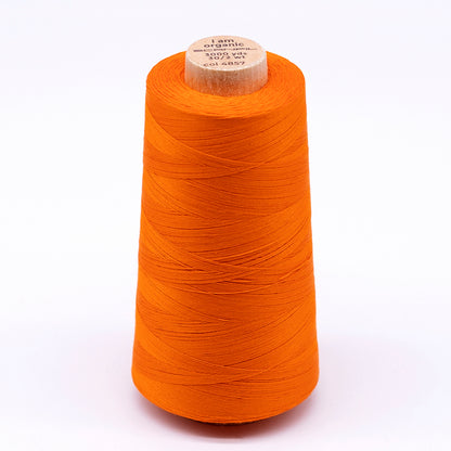 SCANFIL® 30wt Organic Pima Cotton Thread 3000 yd Cone - 4857 Tangelo