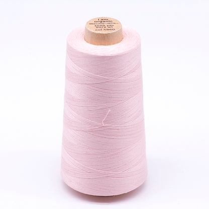 SCANFIL® 30wt Organic Pima Cotton Thread 3000 yd Cone - 4860 Crystal Pink