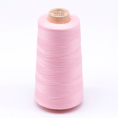 SCANFIL® 30wt Organic Pima Cotton Thread 3000 yd Cone - 4861 Cristal Rose
