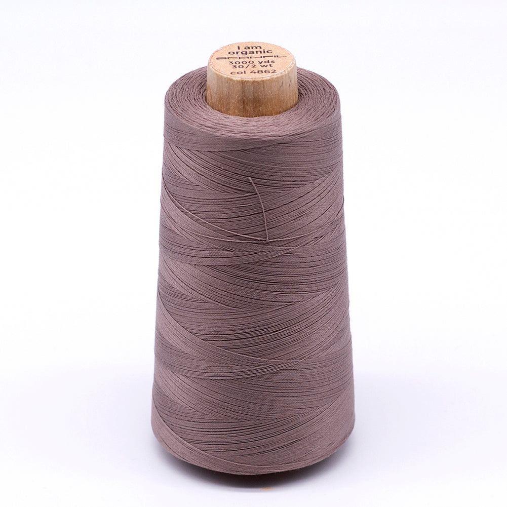 SCANFIL® 30wt Organic Pima Cotton Thread 3000 yd Cone - 4862 Antier