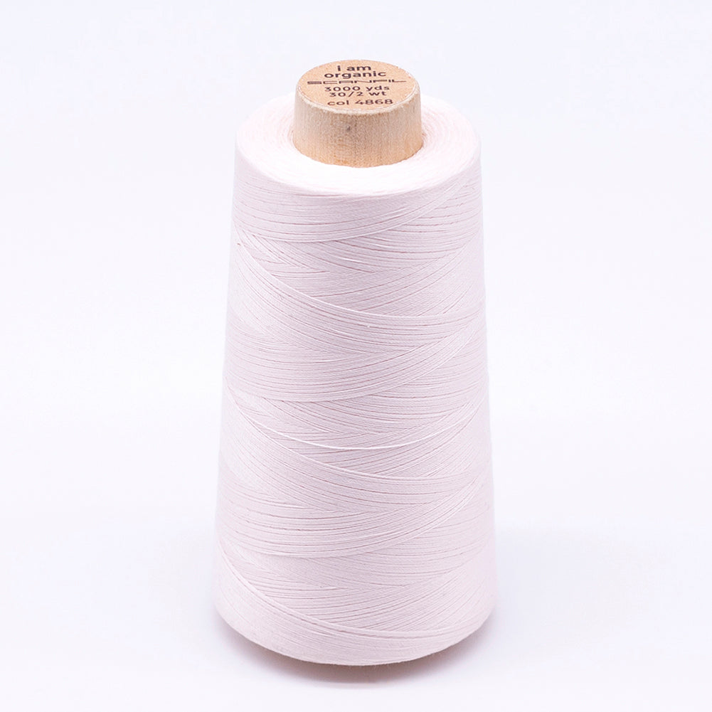 SCANFIL® 30wt Organic Pima Cotton Thread 3000 yd Cone - 4868 Delicacy
