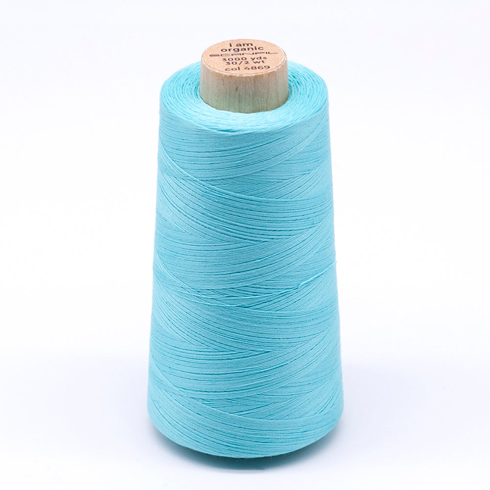SCANFIL® 30wt Organic Pima Cotton Thread 3000 yd Cone - 4869 Limpet Shell
