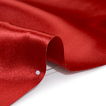 Polyester and Cotton Zibeline - Red