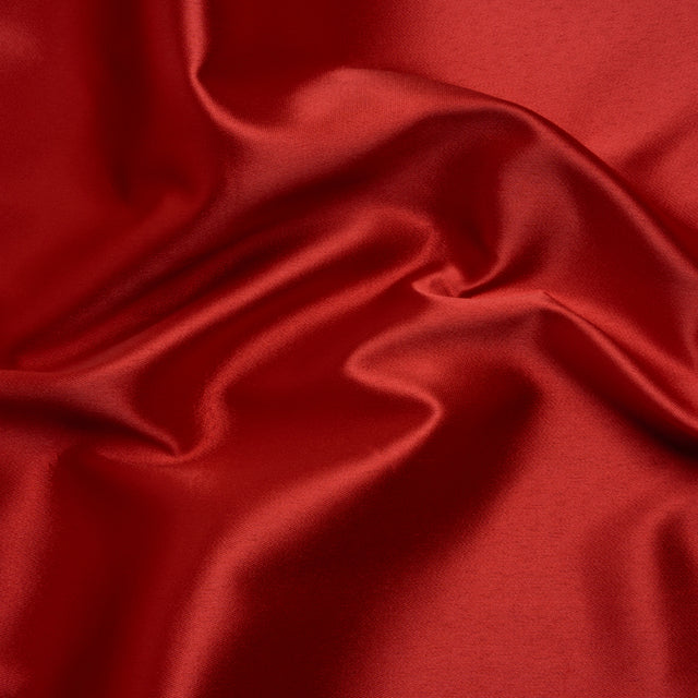 Polyester and Cotton Zibeline - Red