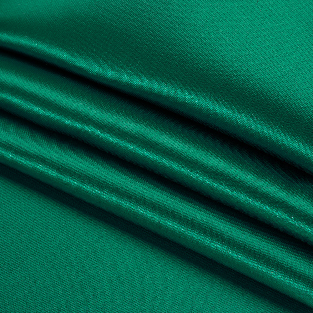 Polyester and Cotton Zibeline - Hunter Green Detail