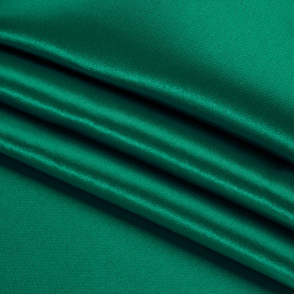 Polyester and Cotton Zibeline - Hunter Green Detail