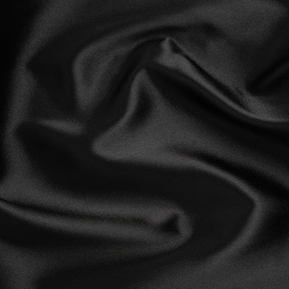 Polyester and Cotton Zibeline - Black