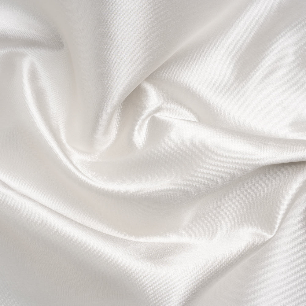 Polyester and Cotton Zibeline - Off White - Drape