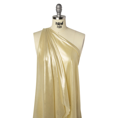 Liquid Sheen Metallic Polyester Chiffon - Gold on Gold - Liquid Sheen Chiffon Collection