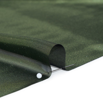 Liquid Sheen Metallic Polyester Chiffon - Green on Black - Liquid Sheen Chiffon Collection Full