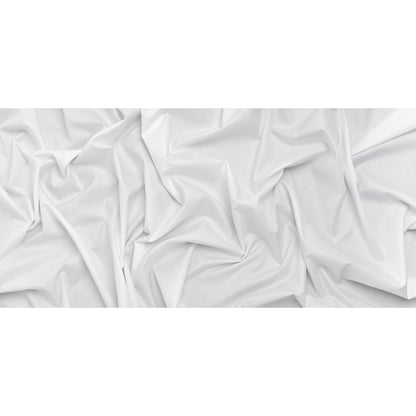 Cotton Twill Shirting - Bright White - Deadstock