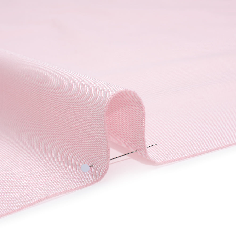 Cotton Oxford Shirting - Light Pink - Deadstock