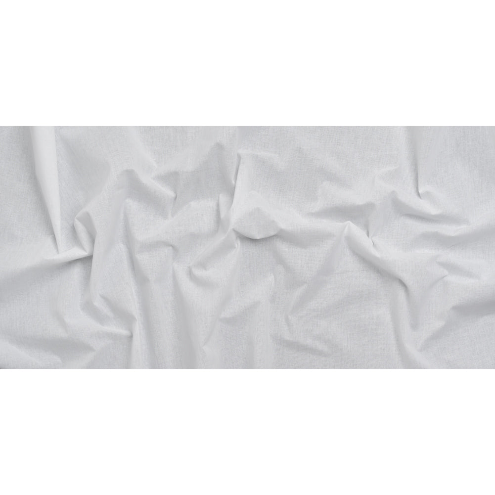 Stiff Woven Cotton Fusible Interlining - White - Deadstock - Full