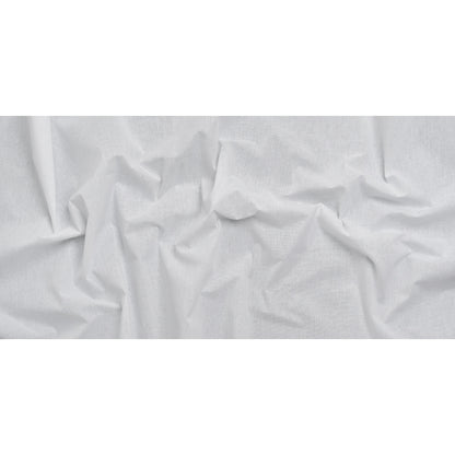 Stiff Woven Cotton Fusible Interlining - White - Deadstock - Full